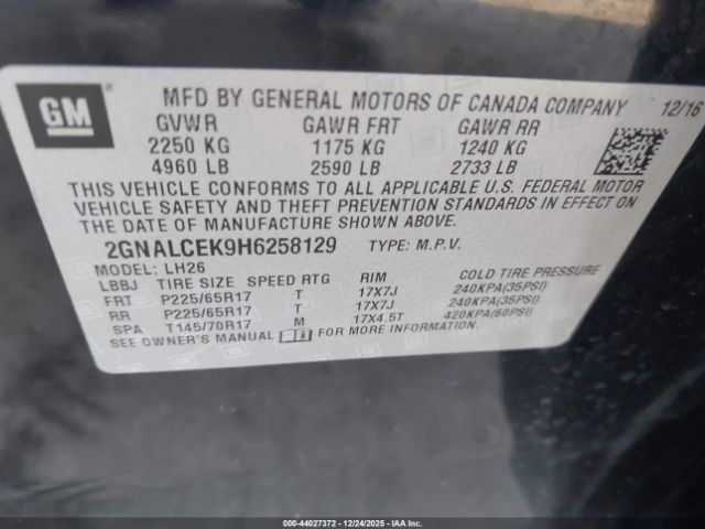 Chevrolet Equinox Lt Image 9