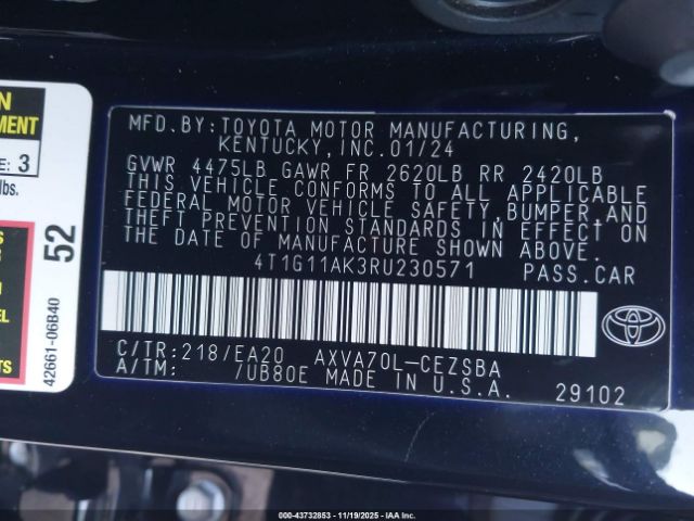 Toyota Camry Se Image 9