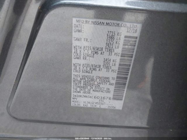 Nissan Pathfinder Sl Image 17