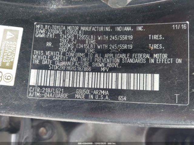 Toyota Highlander Se Image 8