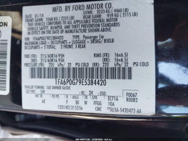 Ford Fusion S Image 9