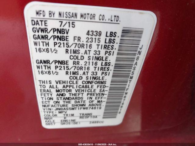 Nissan Rogue S Image 3