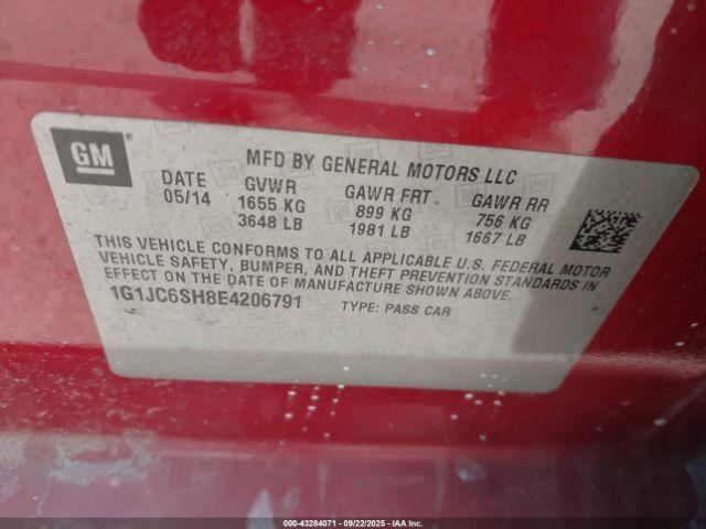 Chevrolet Sonic Lt Auto Image 9