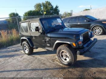  Salvage Jeep Wrangler