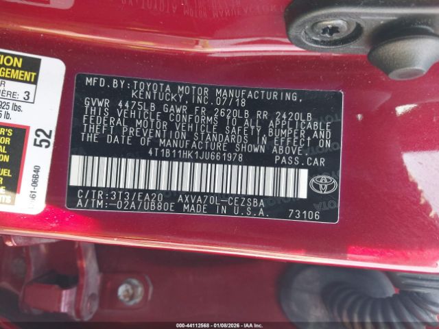 Toyota Camry Se Image 4