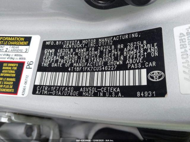 Toyota Camry L Image 7